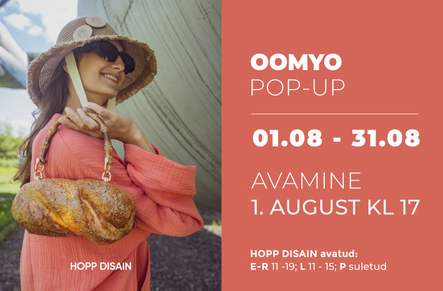 OOMYO pop-up HOPP Disainis